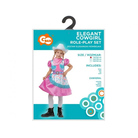 Cowgirl Elegant jelmez 110/120 cm