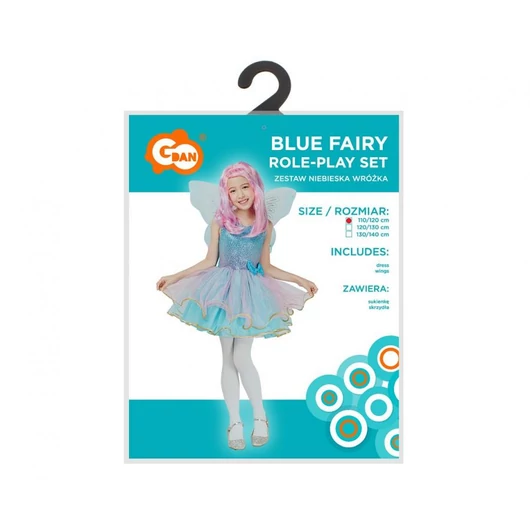 Tündér Blue jelmez 110/120 cm