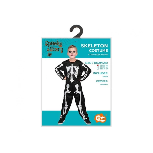Csontváz Black jelmez 110/120 cm