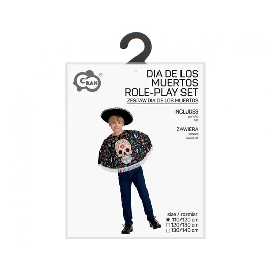 Halloween Day Of The Dead jelmez 110/120 cm