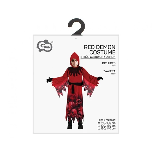 Démon Red jelmez 130/140 cm
