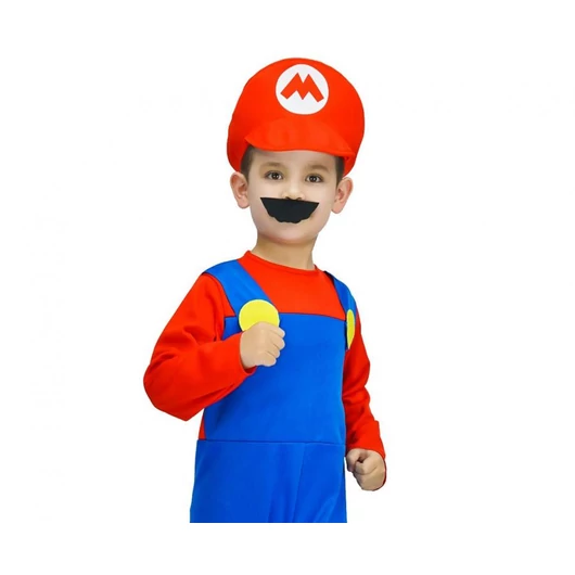 Vízvezeték szerelő Red jelmez 130/140 cm