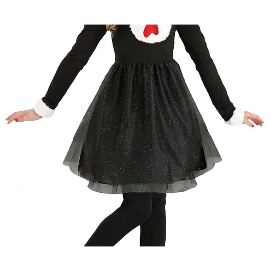 Cica lány Black jelmez 130/140 cm