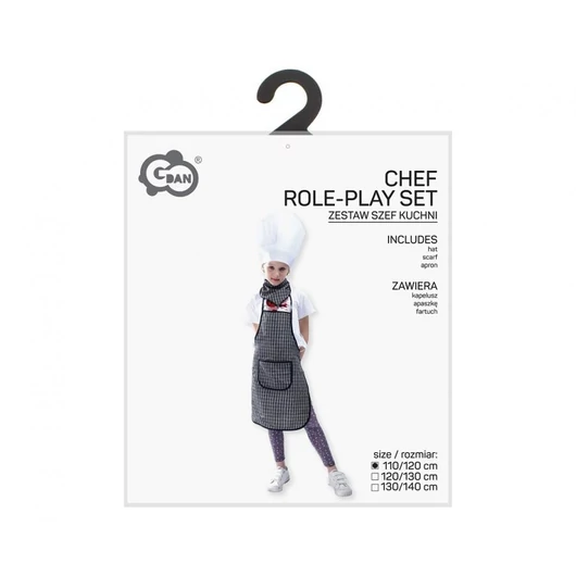 Szakács Grey jelmez 130/140 cm