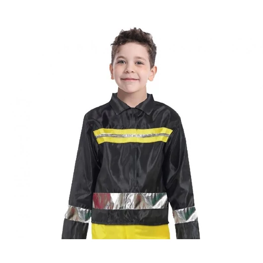 Tűzoltó Yellow jelmez 110/120 cm