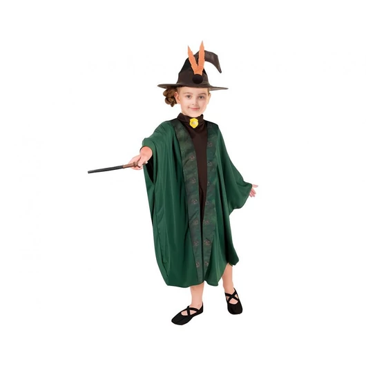 Varázslónő Green jelmez 130/140 cm