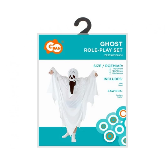 Szellem Halloween jelmez 120/130 cm