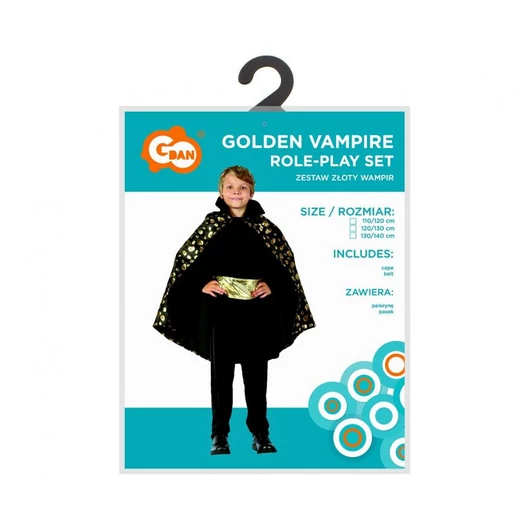 Vámpír Golden jelmez 110/120 cm