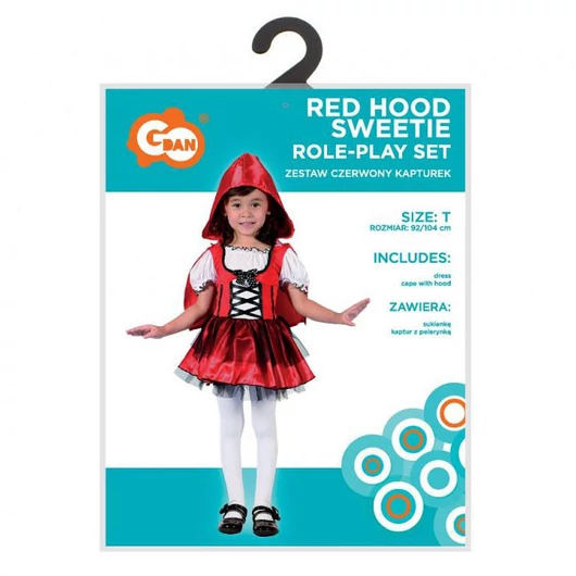 Piroska Red Hood Sweetie jelmez 92/104 cm