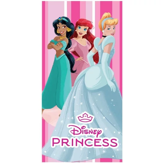 Disney Hercegnők Royal Charm fürdőlepedő, strand törölköző 70x140 cm (Fast Dry)