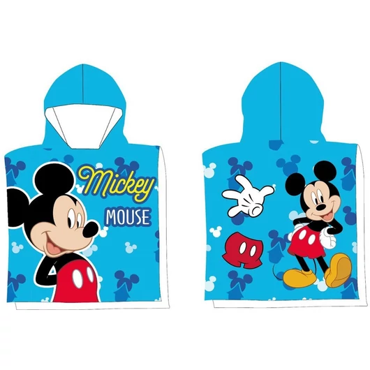 Disney Mickey Play Splash strand törölköző poncsó 50x100 cm (Fast Dry)