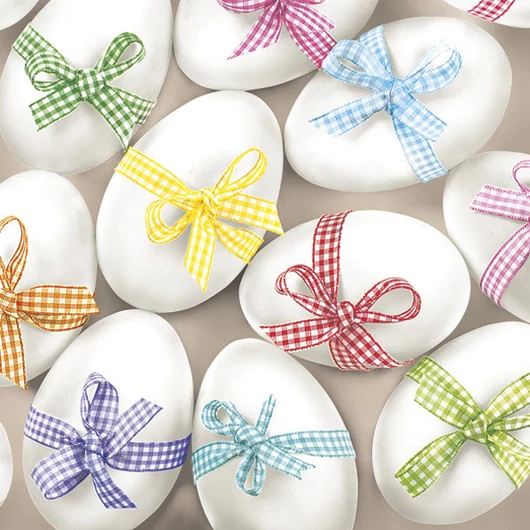 Húsvét Ribbon szalvéta 20 db-os 33x33 cm