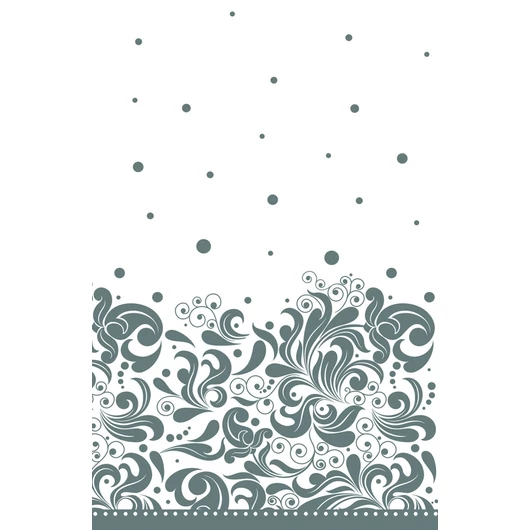 Díszes Silver papír asztalterítő 120x180 cm