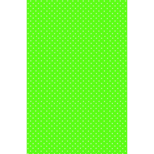 Zöld White Dots papír asztalterítő 120x180 cm