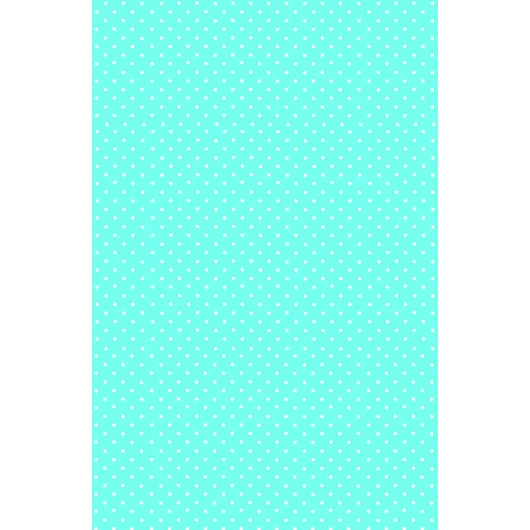 Kék White Dots papír asztalterítő 120x180 cm