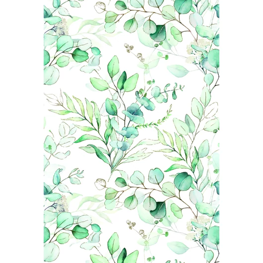 Virág Eucalyptus Twigs papír asztalterítő 120x180 cm