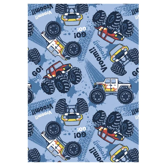 Jármű Monster Truck A/4 gumis mappa