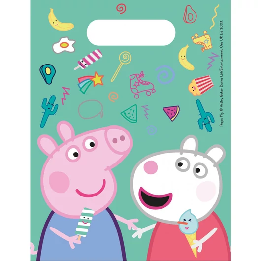 Peppa malac Messy Play ajándéktasak, ajándékzacskó 6 db-os