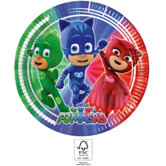 Pizsihősök Trio papírtányér 8 db-os 23 cm FSC