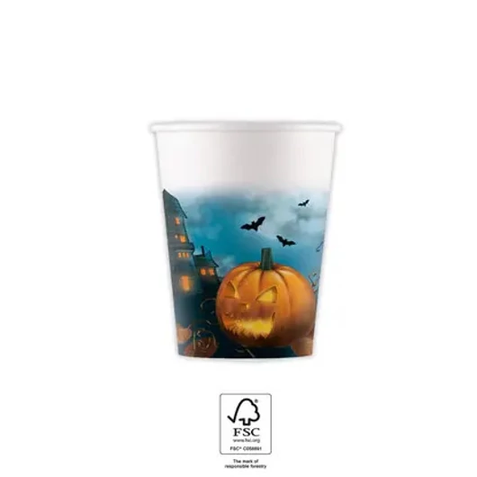 Halloween Sensations papír pohár 8 db-os 200 ml FSC
