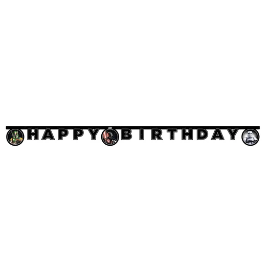 Star Wars Galaxy Happy Birthday felirat FSC 2 m