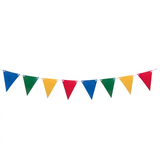 Színes Multicolor zászlófüzér FSC 2,3 m