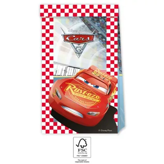 Disney Verdák Arena Race papírzacskó 4 db-os FSC