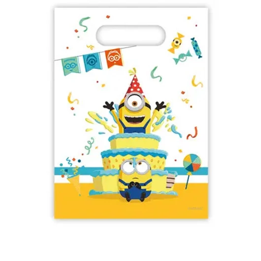 Minyonok The Rise of Gru ajándéktasak, ajándékzacskó 6 db-os