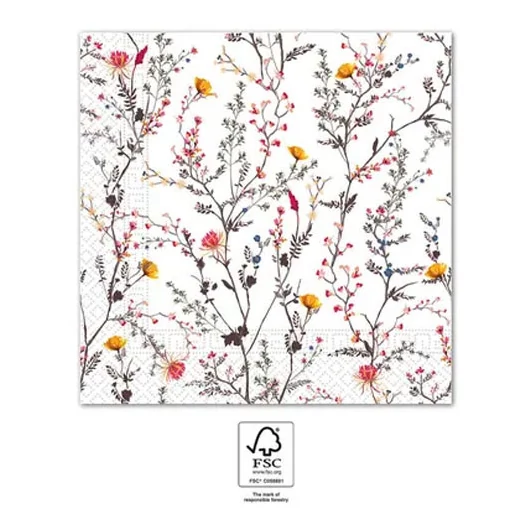 Színes Modern Branches szalvéta 20 db-os 33x33 cm FSC