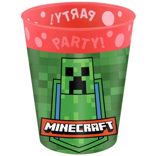 Minecraft Party micro prémium műanyag pohár 250 ml