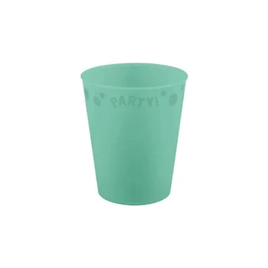Zöld Pastel Mint micro prémium műanyag pohár 250 ml