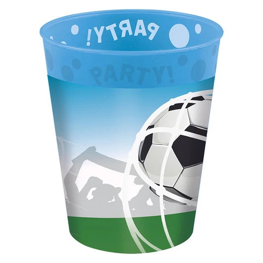 Focis Soccer Fans micro prémium műanyag pohár szett 4 db-os 250 ml