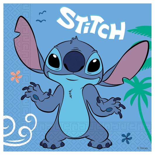 Disney Lilo és Stitch, A csillagkutya Angel szalvéta 20 db-os 33x33 cm FSC