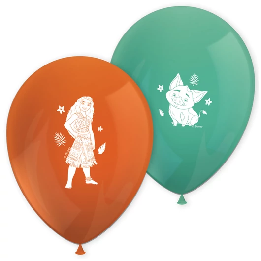 Disney Vaiana Sailing Spirit léggömb, lufi 8 db-os