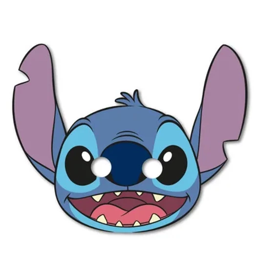 Disney Lilo és Stitch, A csillagkutya Smile maszk, álarc 6 db-os