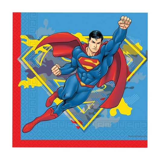 Superman Krypton szalvéta 20 db-os 33x33 cm FSC