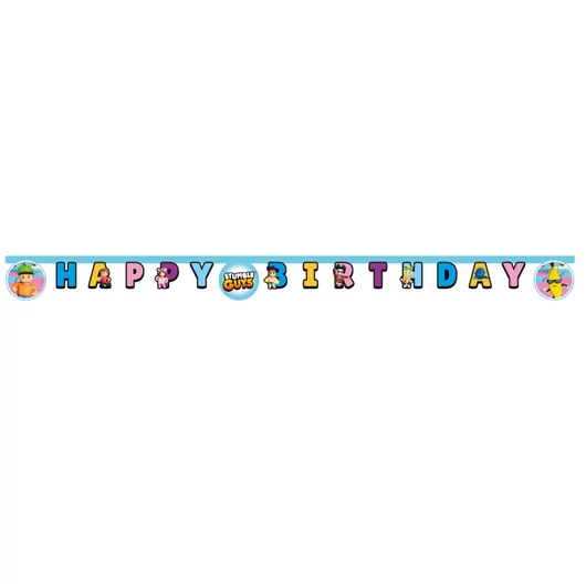 Stumble Guys Chaos Runner Happy Birthday felirat 200 cm FSC