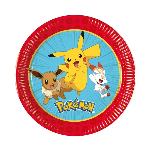 Pokémon Next Generation papírtányér 8 db-os 20 cm FSC