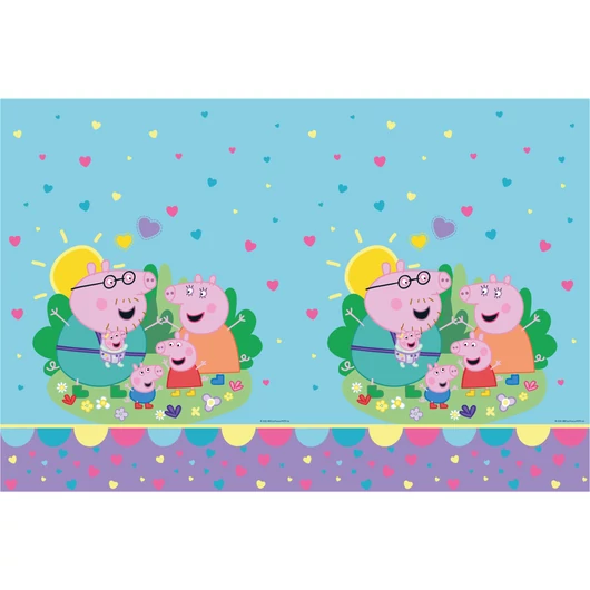 Peppa malac With Love műanyag asztalterítő 120x180 cm