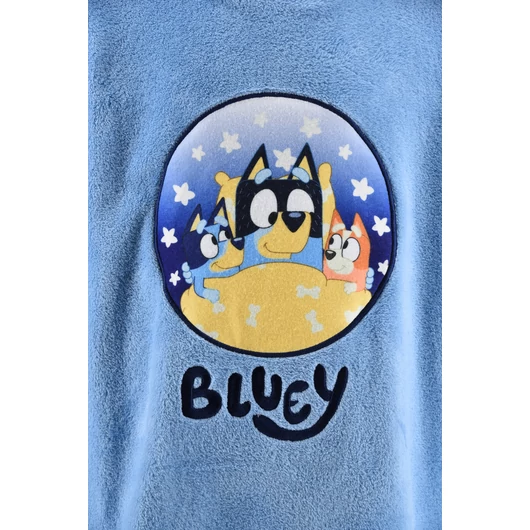 Bluey Stars belebújós plüss polár takaró, poncsó 3/5 év