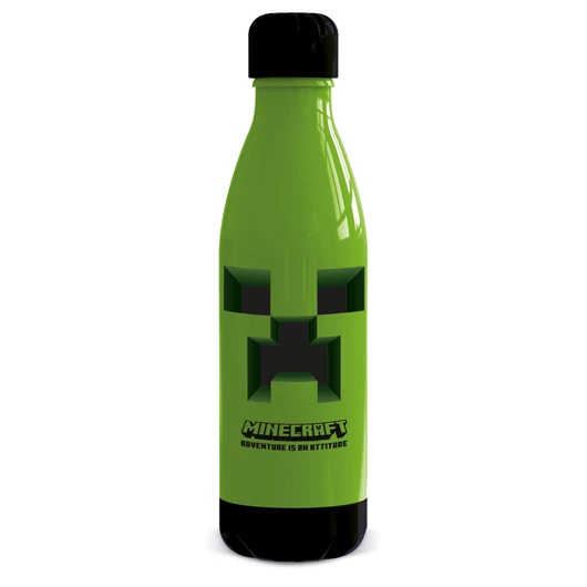 Minecraft Attitude műanyag kulacs csavaros kupakkal 660 ml