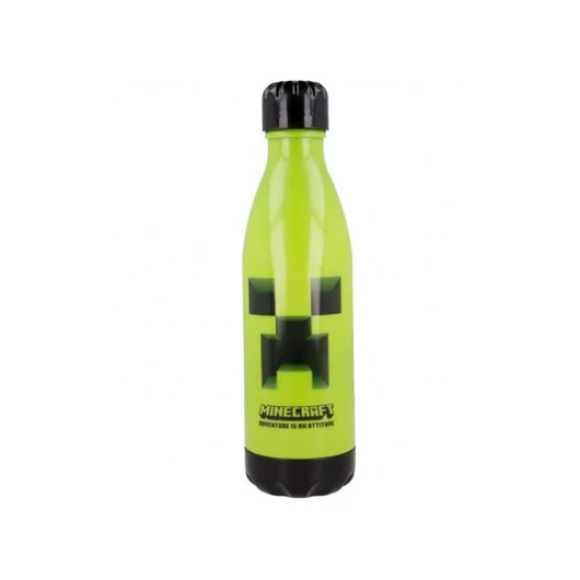 Minecraft Attitude műanyag kulacs csavaros kupakkal 660 ml