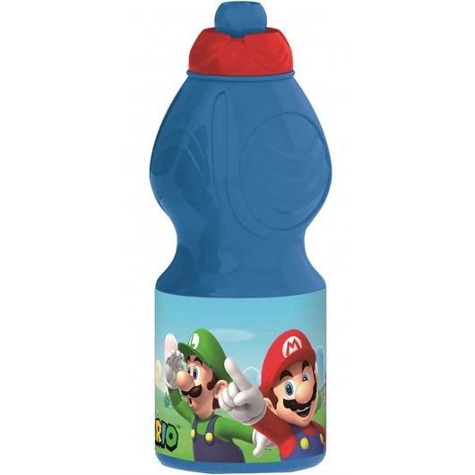 Super Mario Mushroom Kingdom műanyag sportkulacs 400 ml