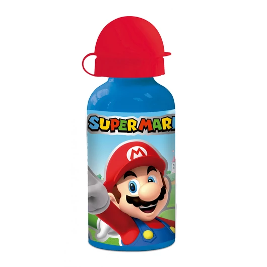 Super Mario Mushroom Kingdom alumínium kulacs ivókupakkal 400 ml