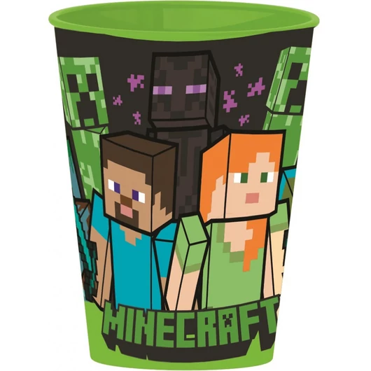 Minecraft Creeper műanyag pohár 260 ml