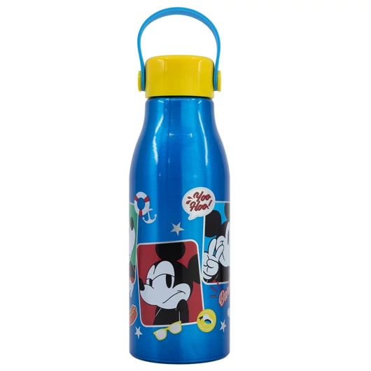 Disney Mickey Fun-Tastic Flexi alumínium kulacs csavaros kupakkal, akasztóval 760 ml