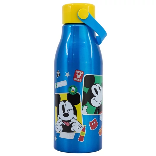 Disney Mickey Fun-Tastic Flexi alumínium kulacs csavaros kupakkal, akasztóval 760 ml