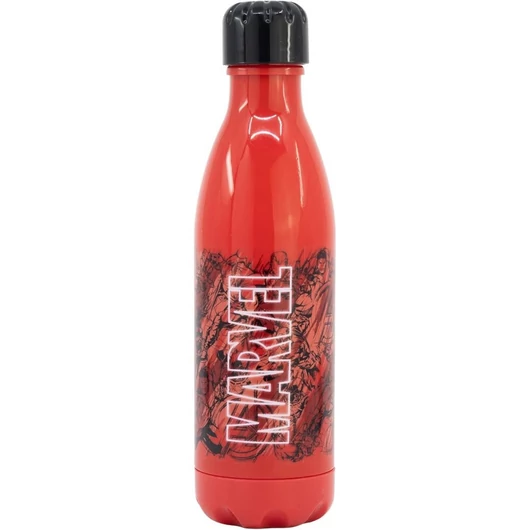 Marvel Red műanyag kulacs csavaros kupakkal 660 ml