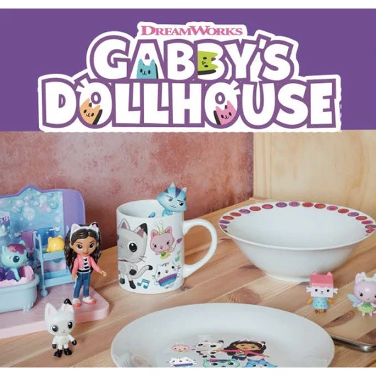 Gabi babaháza Music porcelán bögre 235 ml (8 oz) Díszdobozban