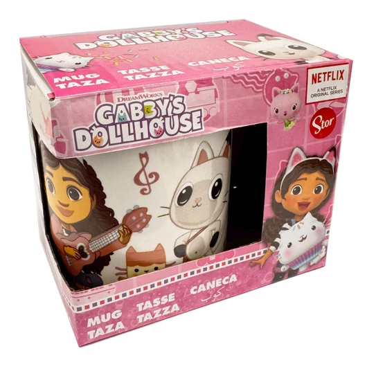 Gabi babaháza Music porcelán bögre 235 ml (8 oz) Díszdobozban
